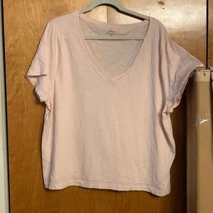 J Crew pink vintage cotton tee, size 3X